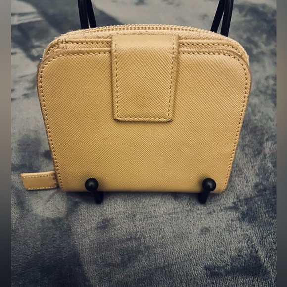 Prada Beige/Camel color Compact wallet - Picture 3 of 12